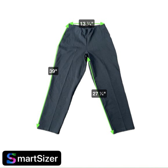 Isabella Bird Womens Black Pleated Stretch Pants SZ Extra Large - Picture 6 of 7